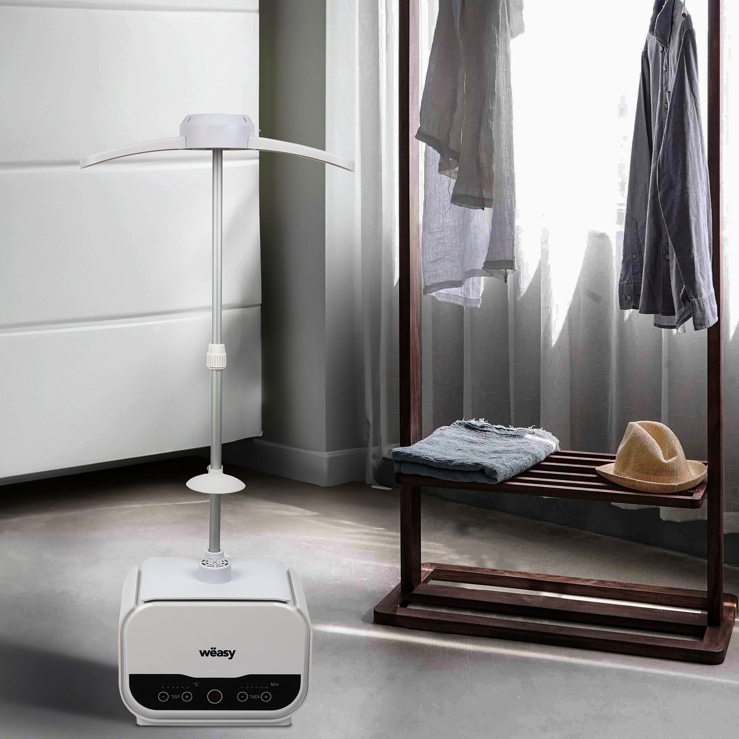 Mannequin de repassage - HKoeNIG - Magic Pressing - 1200 W - Avec housse de pantalon - Blanc - 7