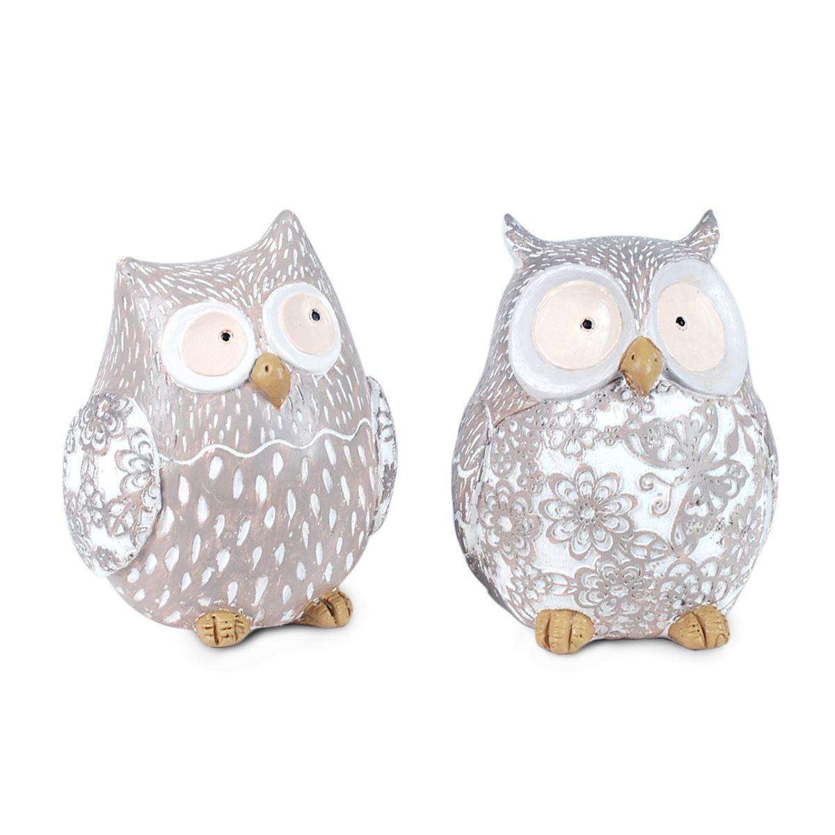 By sigris búho diferentes miradas incluye 2 unidades figuras búhos colección romántico signes grimalt decor and go