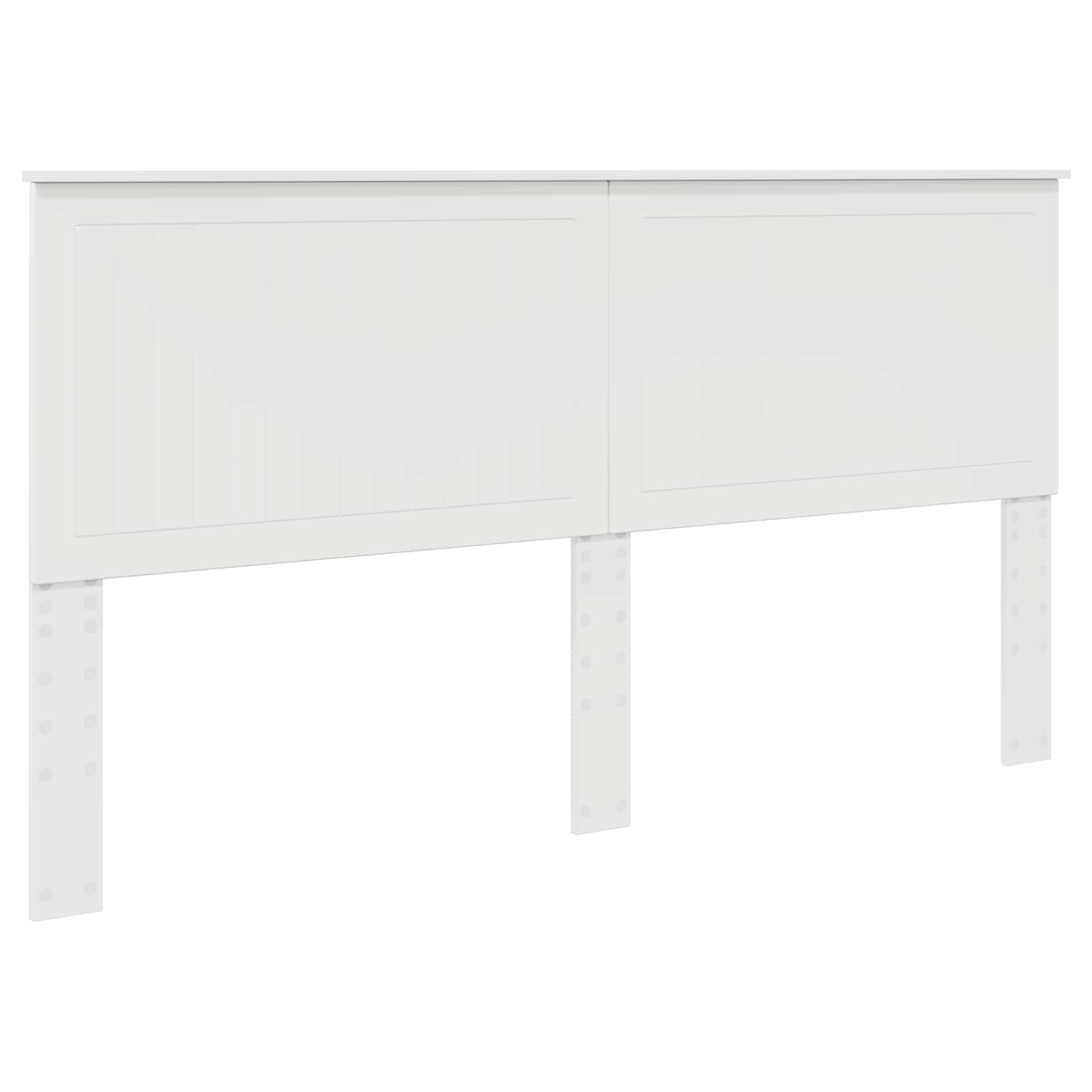 Cadre de lit Blanc 180 x 200 cm Pin massif - 6