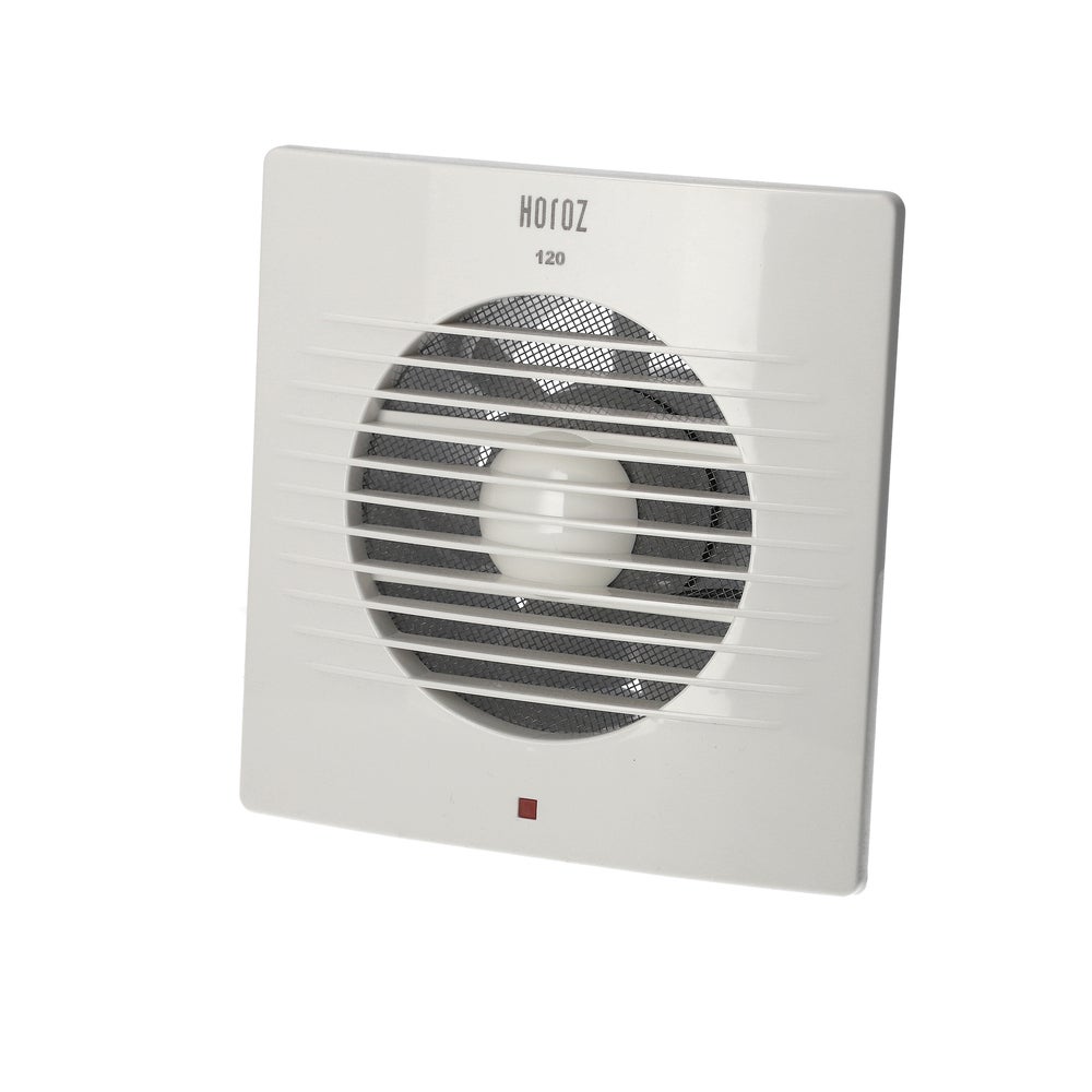 Wentylator łazienkowy wyciągowy 120 mm CLASSIC plastikowy biały HOROZ ELECTRIC