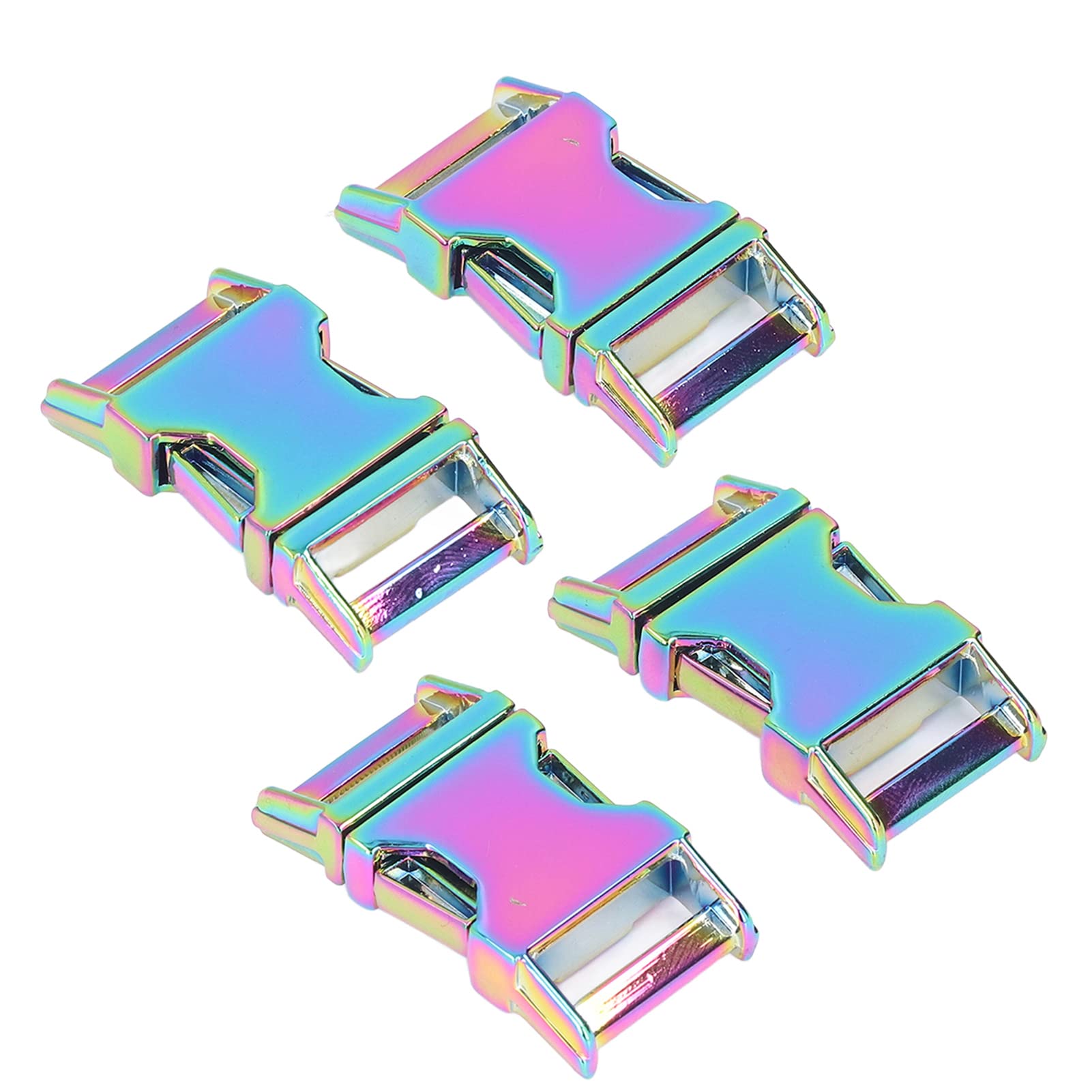 Lot De 20 Boucles Plastique Clips à Dégagement Latéral Rapide - Jaune - 11 Mm - Uxcell