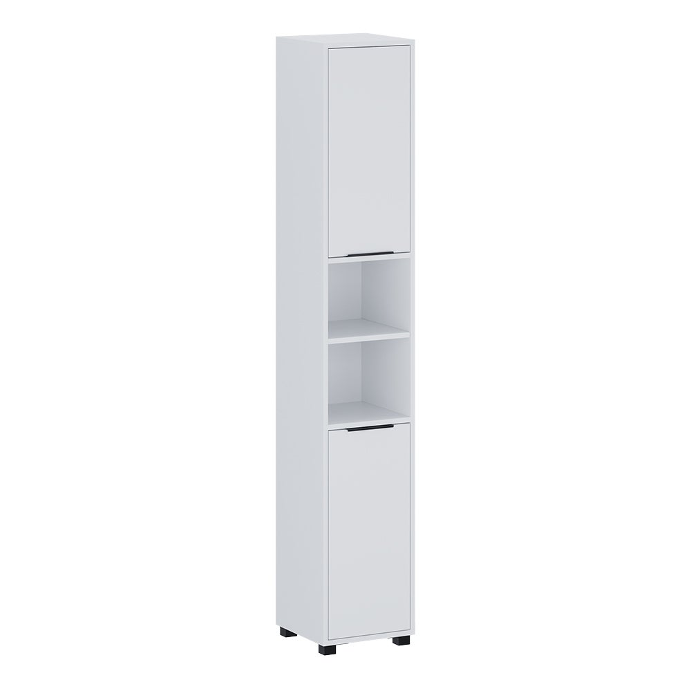 Vicco Szafka łazienkowa Alina, Biały, 30 x 176 cm z 2 drzwiami