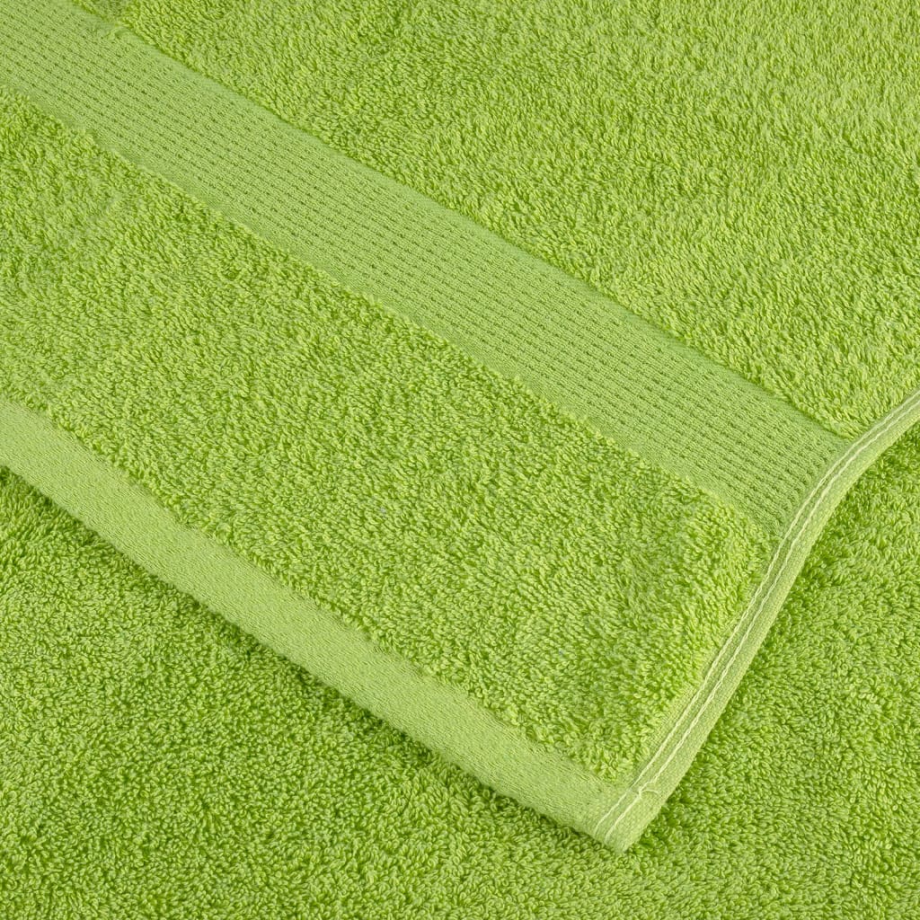 Asciugamani per Ospiti SOLUND 2pz Verdi 30x50 cm 600 gsm vidaXL - 6