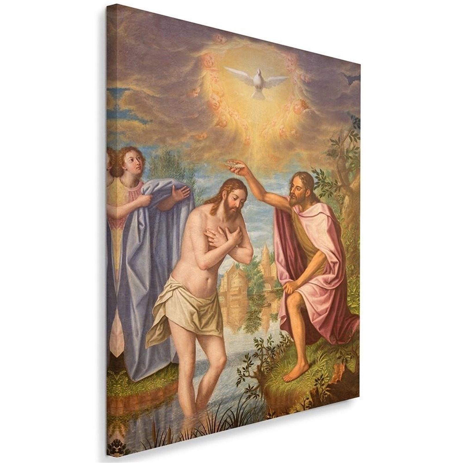 Tableau baptême du christ en jordanie grenade - 70 x 100 cm - 2