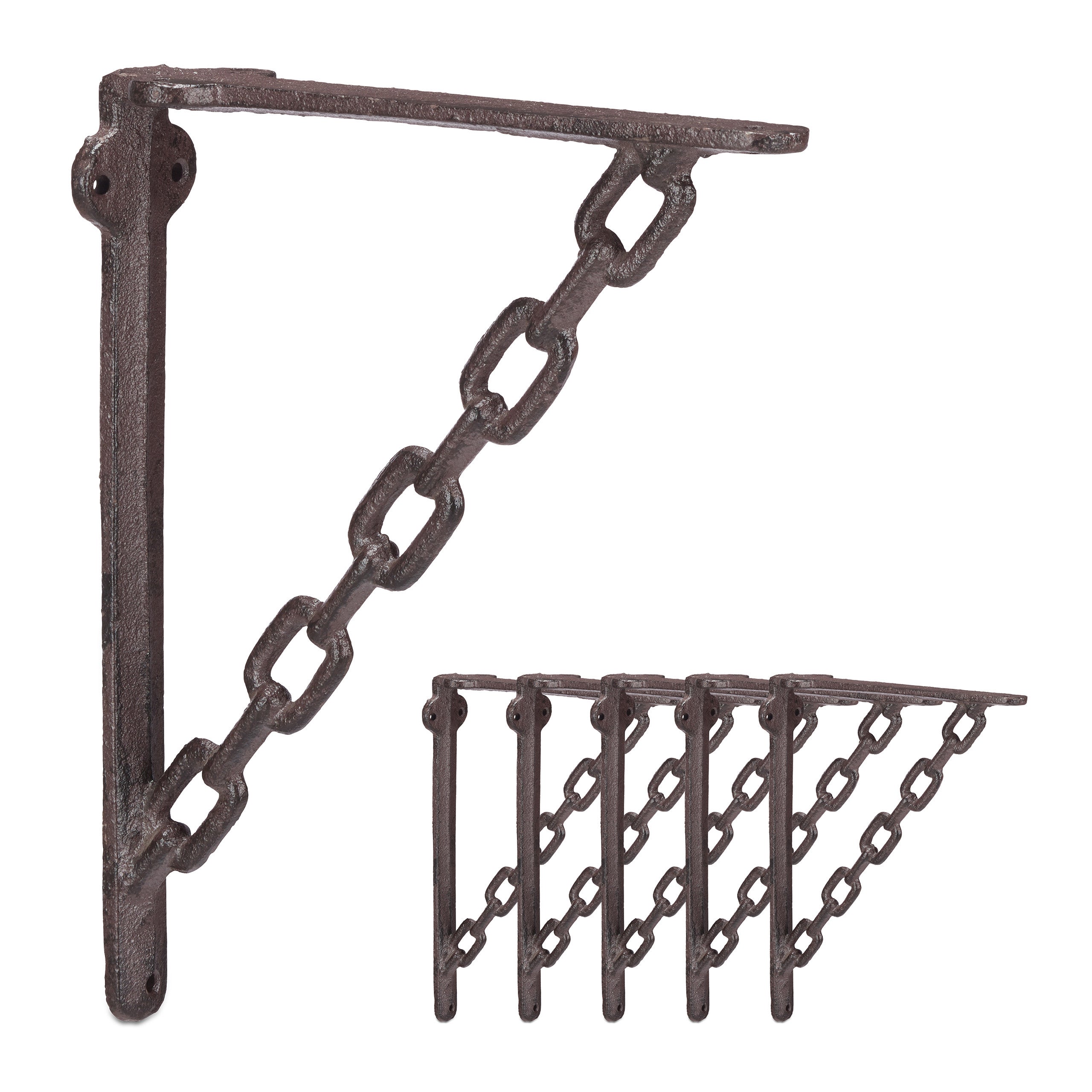 Set De 6 Soportes Estanter a Escuadra Estante Pared ngulo Cadena Set de 6 soportes estanter a escuadra estante pared ngulo cadena