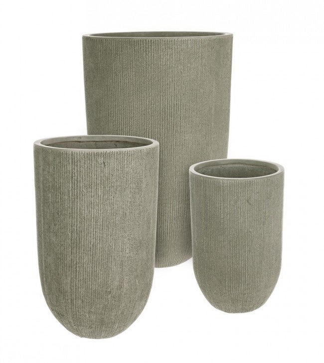 Set 3 grands pots à pinceaux à la sauge - 3