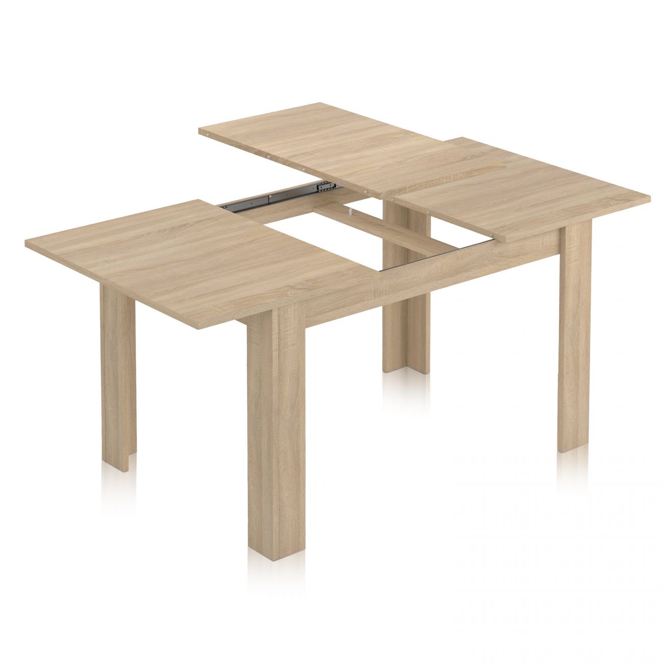Table à manger THEA extensible L140/190cm - Bois - 9