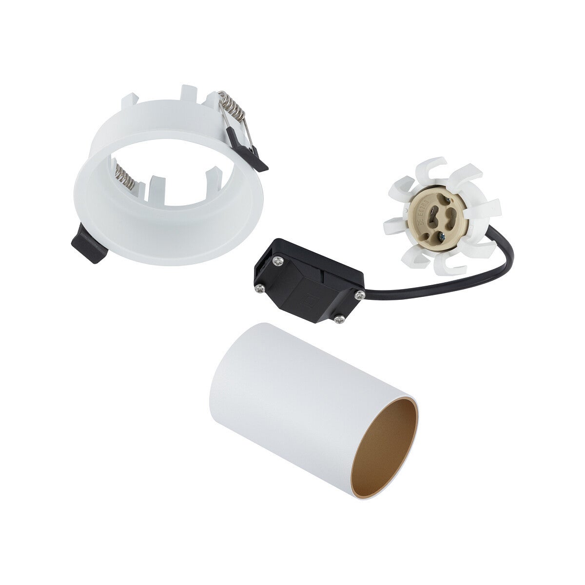 Oprawa sufitowa wpuszczana podtynkowa Mono Slide biało-złota 1xGU10x10W okrągła IP20 wym: 12,5 x 7,3 x 10 cm metal Nowodvorski Lighting - 7