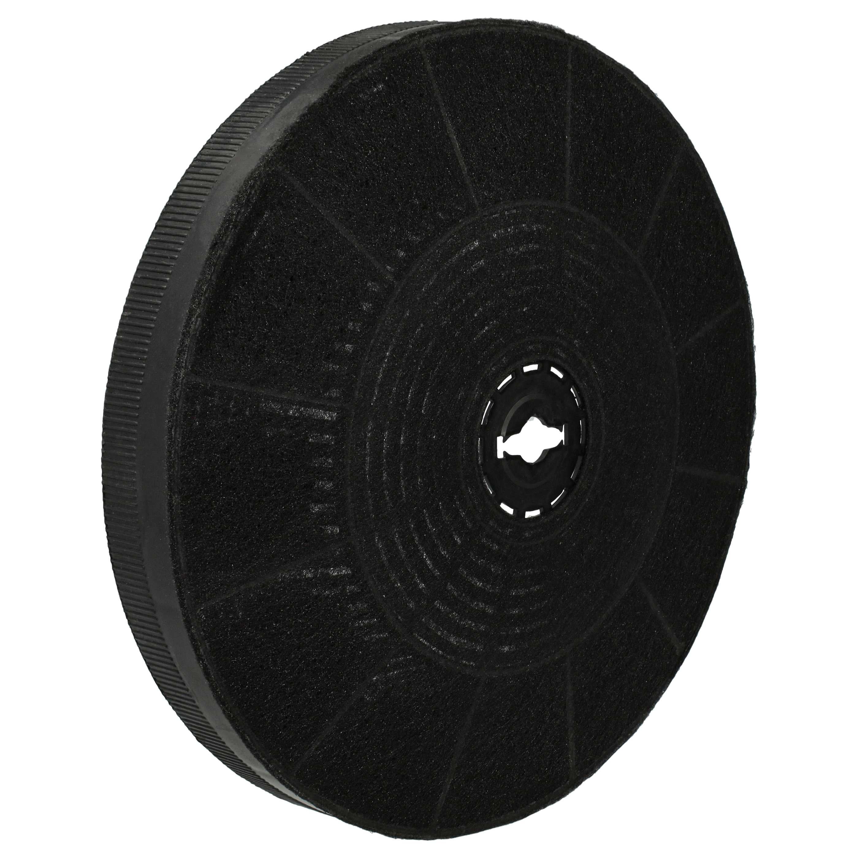 Kit 2 Filtri Al Carbone Per Cappa Tecnowind - Diametro 190 Mm, Altezza 36 Mm, Tipo H, Neri