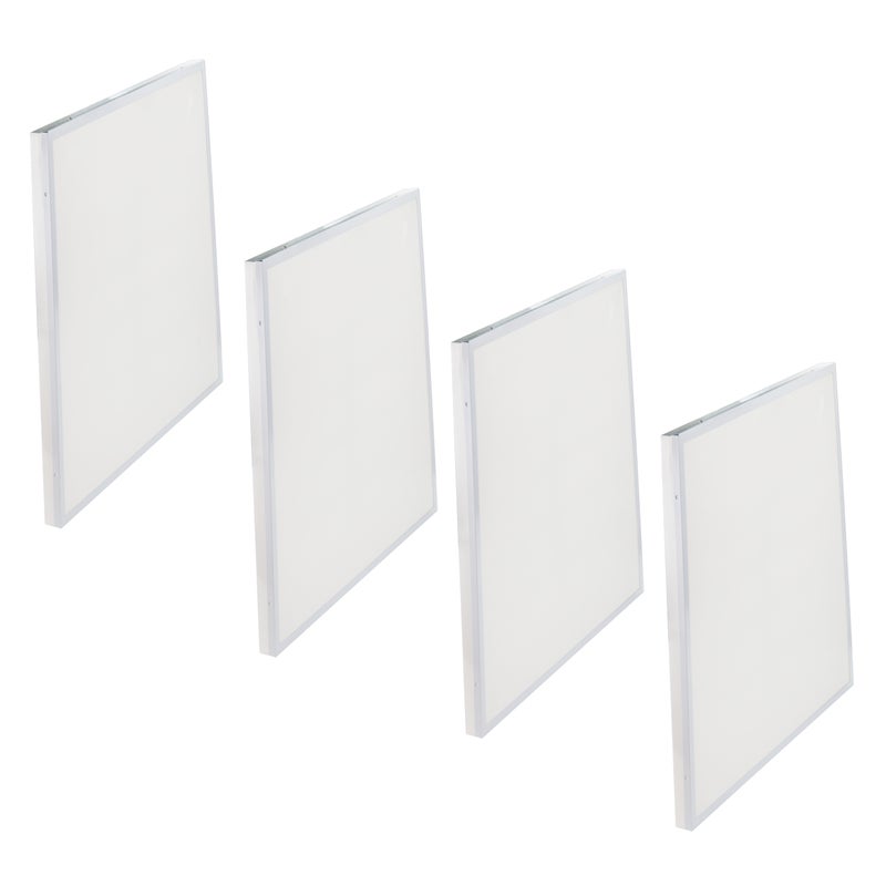 Opakowanie x4 Panel LED Wymiary powierzchni 60x60cm, Moc 50W, Barwa chłodnobiała 6000K, 4000 lumenów, Biała ramka