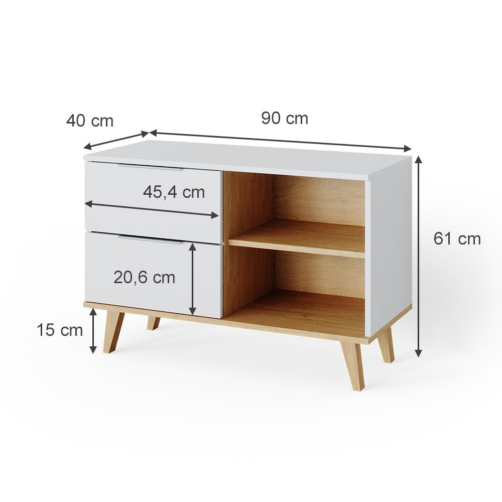 Vicco Kredens Nautica, Biały, 40 x 61 cm - 3