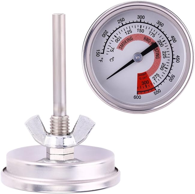 Thermomètre Pour Four Barbecue/pyromètre – 0-600°C – Capillaire 2 Mètres – TER6002
