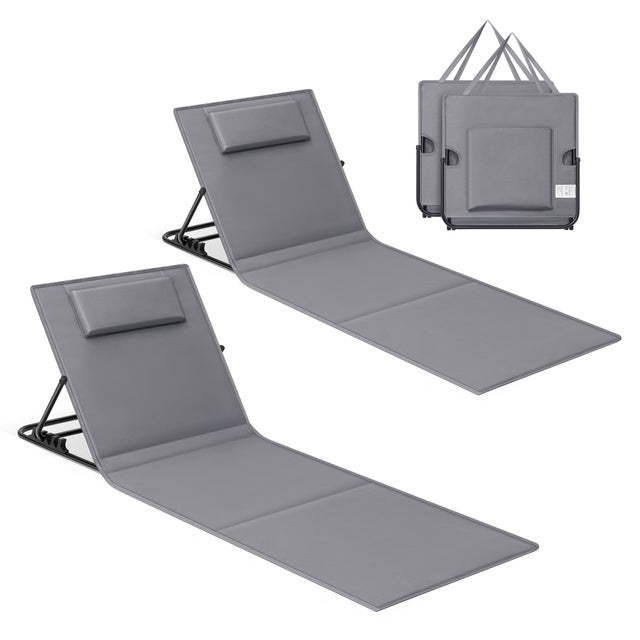 Chaise Longue De Camping Pliable – Lit D'Appoint 150 Kg – Aluminium 7075 – Noire