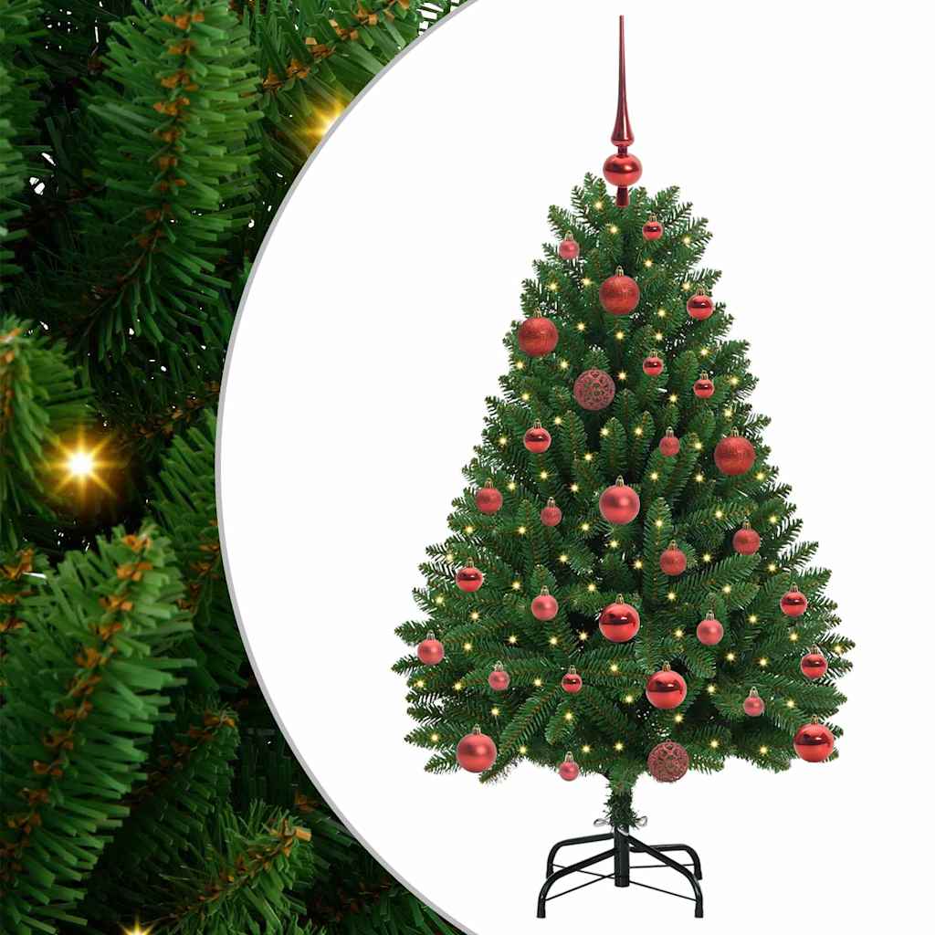 Sztuczna choinka Ze LED Lights Zielony 120 cm PVC i Metal