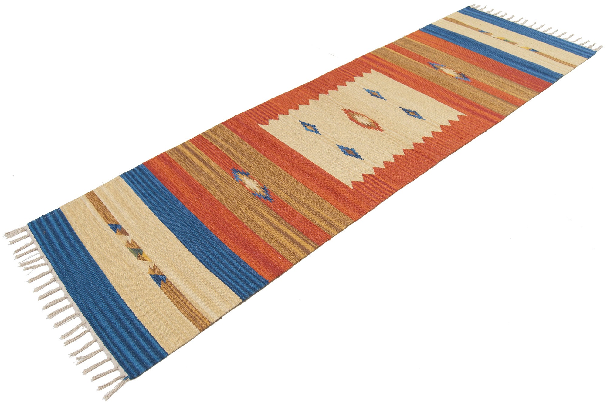 Oryginalny, autentyczny i ręcznie robiony kilim Ideal 200x60 cm