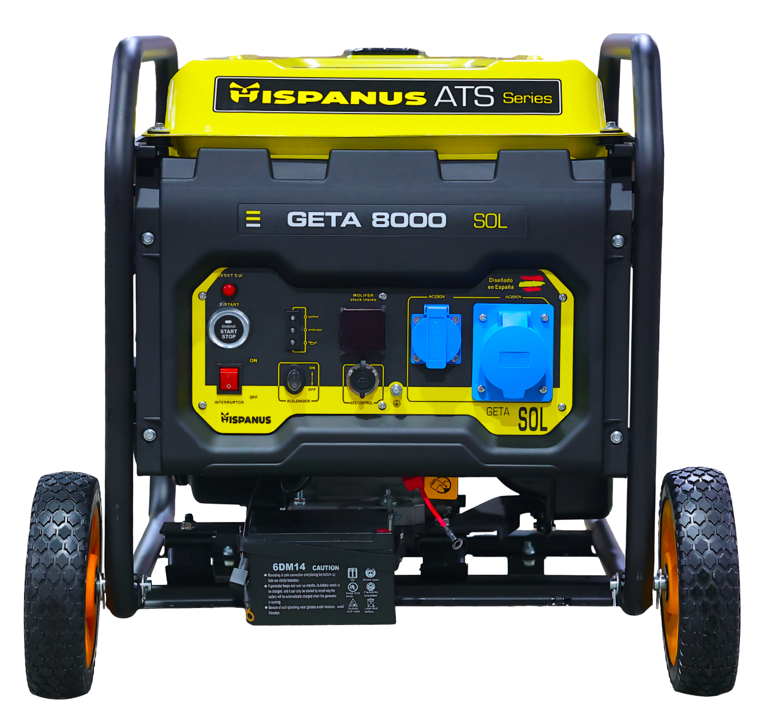 GÉNÉRATEUR TÉLÉCOMMANDE GETA RC 8000W HISPANUS // DÉMARRAGE AVEC TÉLÉCOMMANDE 50M - 2