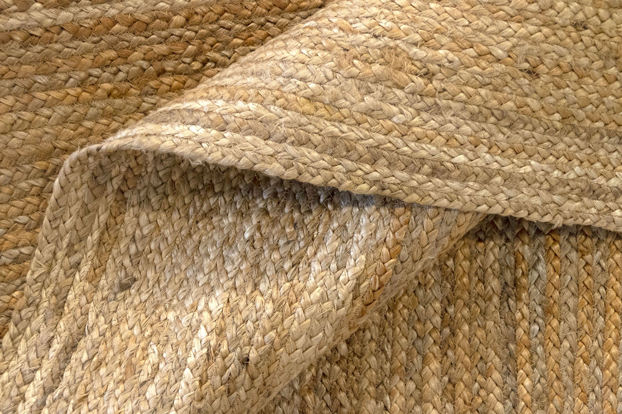 Hamid - Tapis en jute naturel ALHAMBRA 300x240cm - Tapis pour salon, chambre, salle familiale - 5