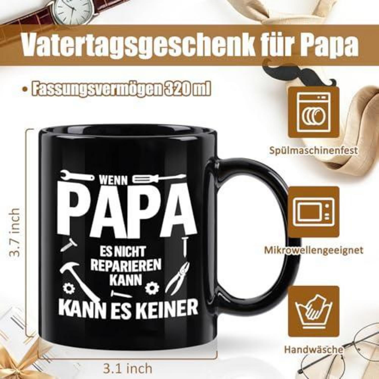 Tasse en céramique Noir 320 ml parent 