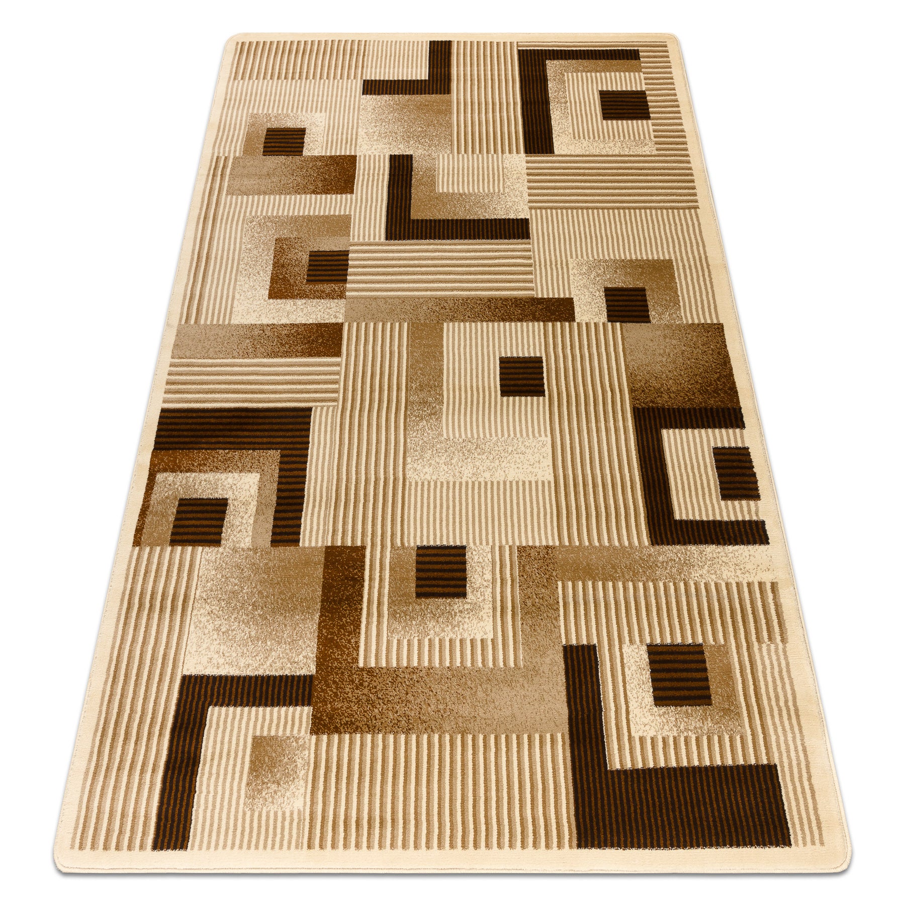 Dywan ROYAL G2069 Geometryczny, linie - krem 100x200 cm