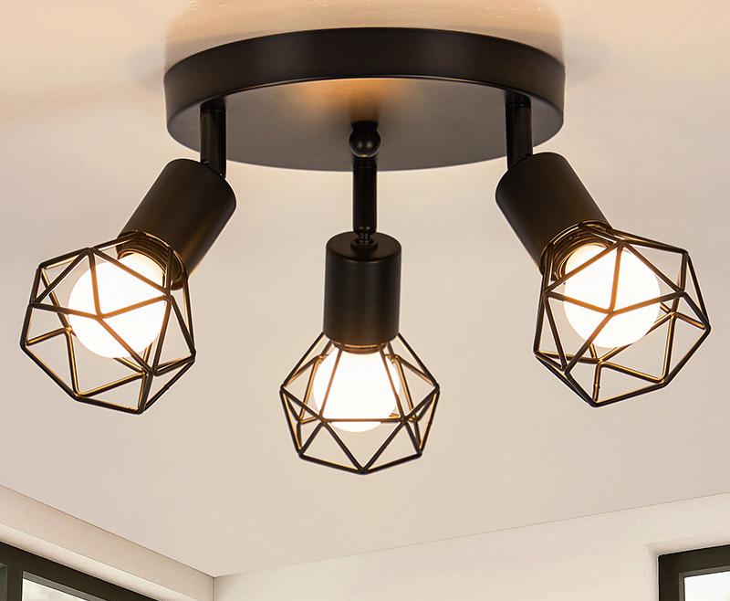 Plafon LED z białym światłem, reflektor obrotowy o 350°, oświetlenie do kuchni, łazienki, salonu, korytarza, żyrandol