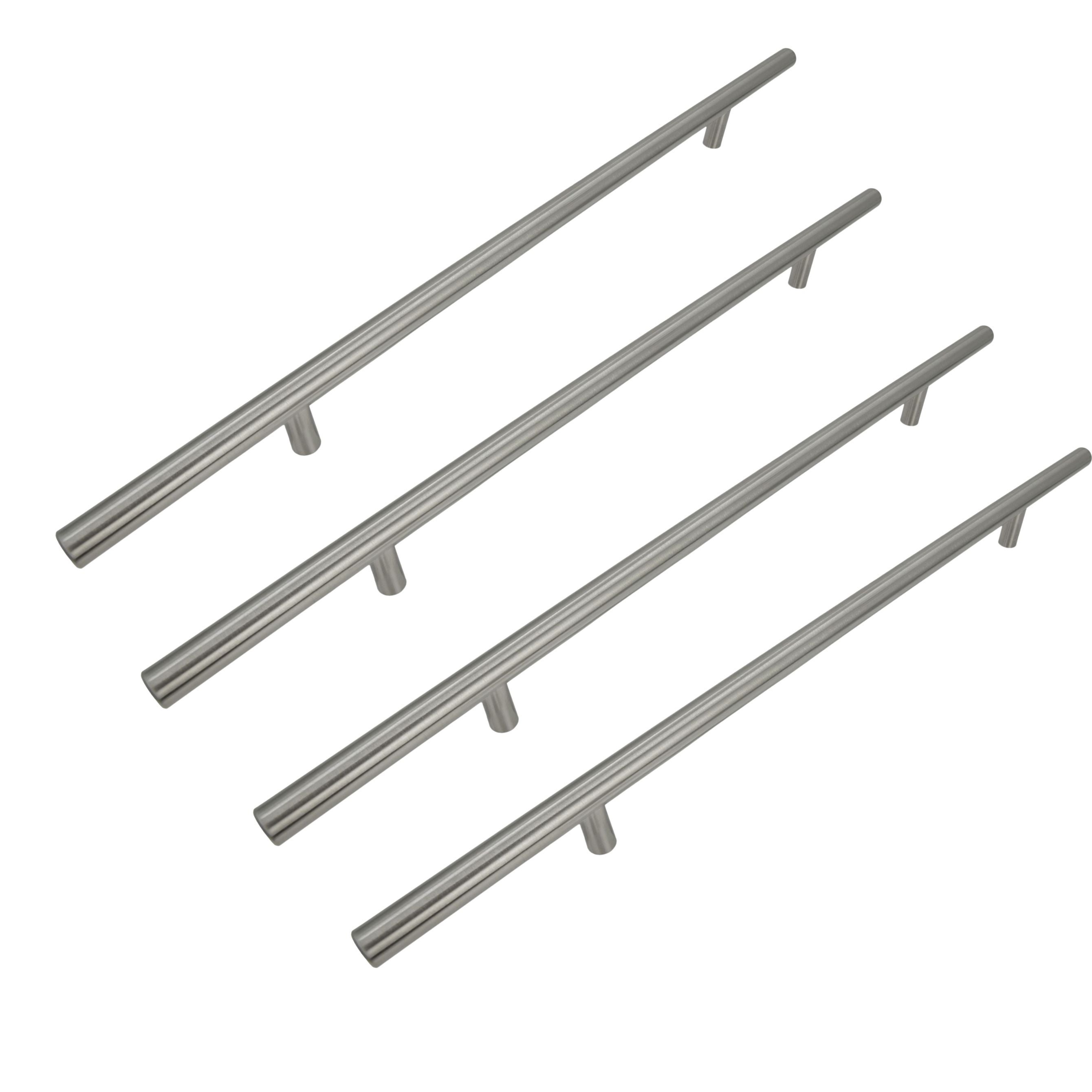 4 x Uchwyt meblowy Reling 256 mm srebrny