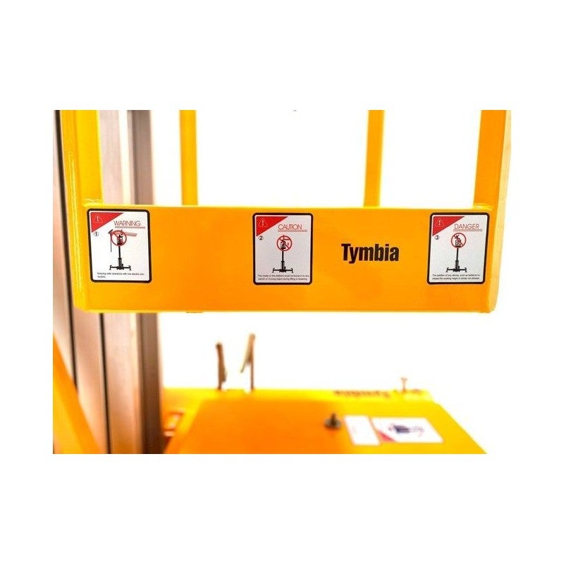 Plataforma elevatória Tymbia, com 12 m de altura, carga de cabo de 125 kg - 7
