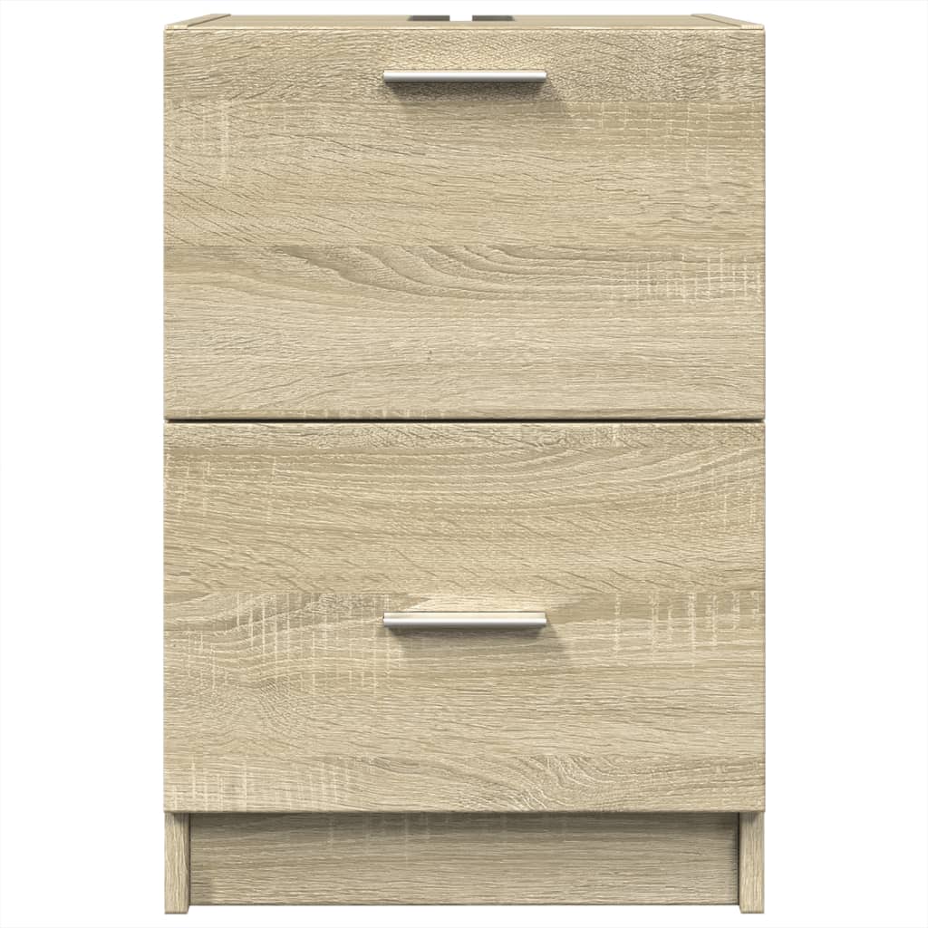 Armoire d'évier chêne sonoma 40x37x59 cm bois d'ingénierie - COMFORTXL - 4