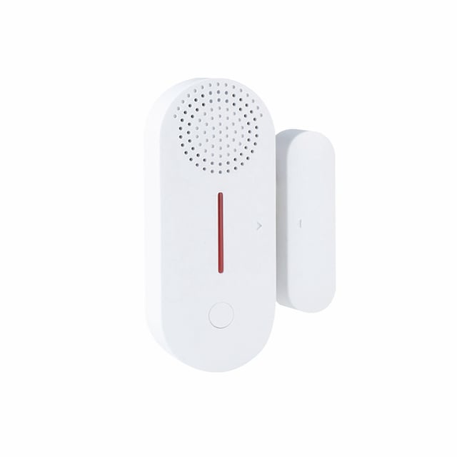 Contacteur d'alarme autonomme connecté, pour ouverture portes et fenetres, 100dB, garantie 3 ans - Tibelec