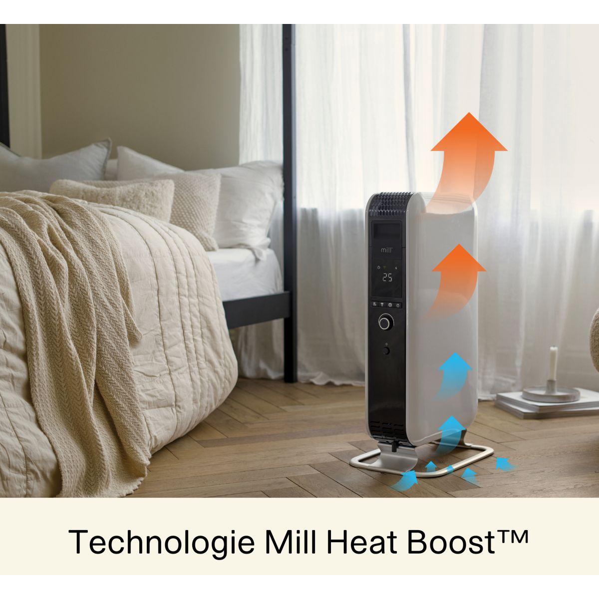 Chauffage Bain d'huile MILL OIL1500WIFI3BL - 7