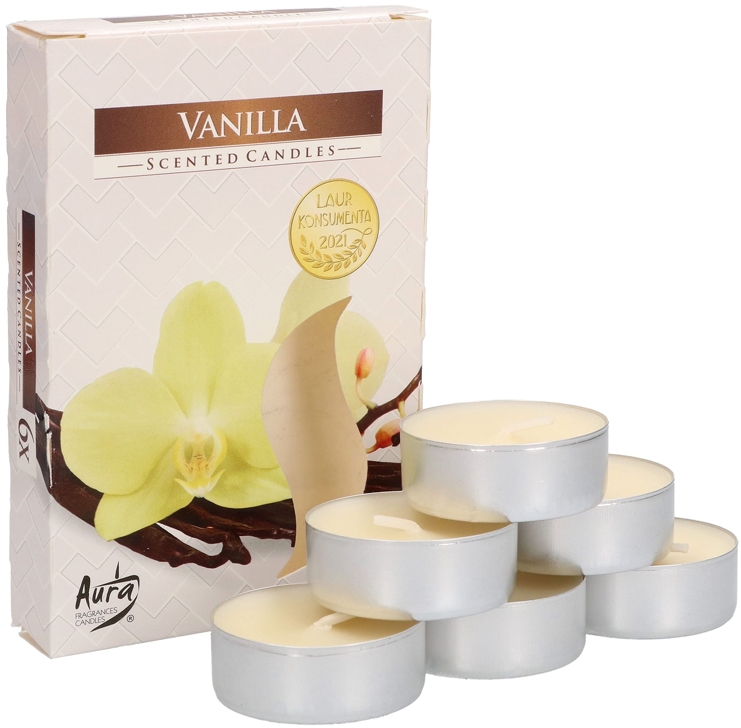 6x tealight podgrzewacze świeczki zapachowe wkład - KOTARBAU