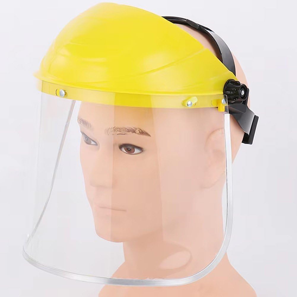 Écran avec Protection Faciale Montée sur Tête, Protection Oculaire, Meulage D'écran, Visière en Polycarbonate Transparent Multi-usages - 5