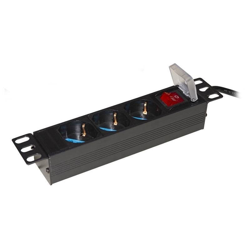 Multiprise de rechange Emmegi pour armoires rack, 3 prises Ita/Schuko ...