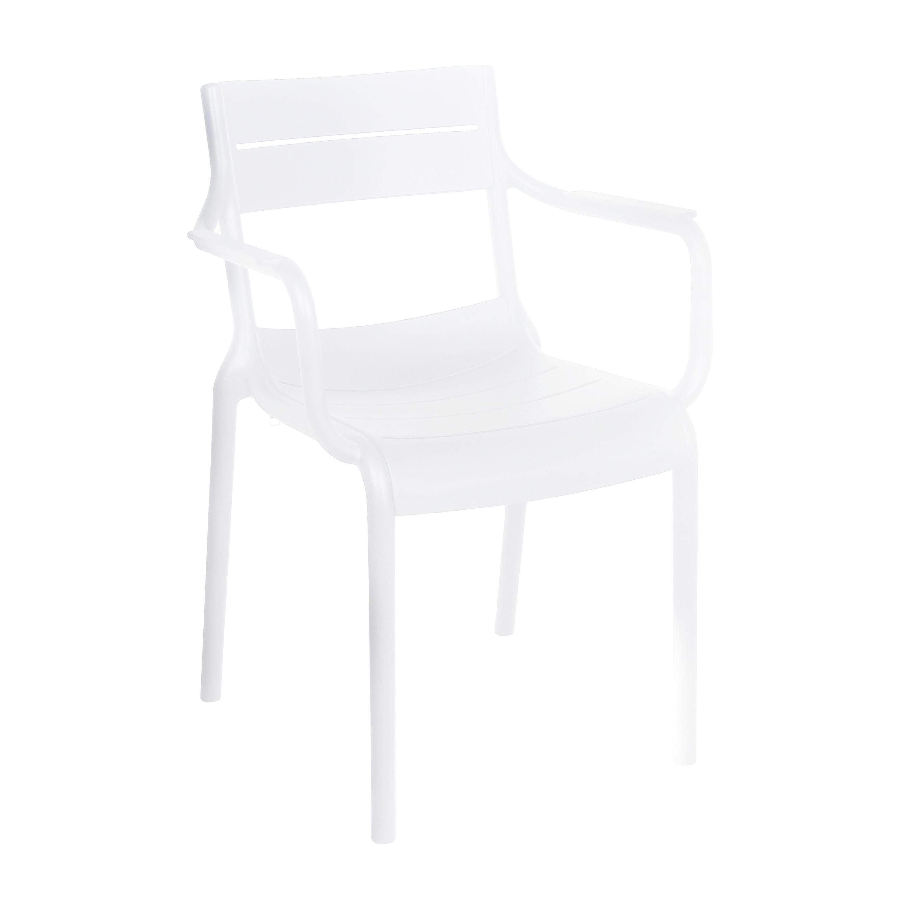 Poltrona da giardino in plastica bianca Leroy Merlin