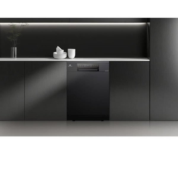 Lave-vaisselle pose-libre - CONTINENTAL EDISON - CELV1544IBP - 15 couverts - Inverter - 60 cm - 42 dB - Noir mat - 5