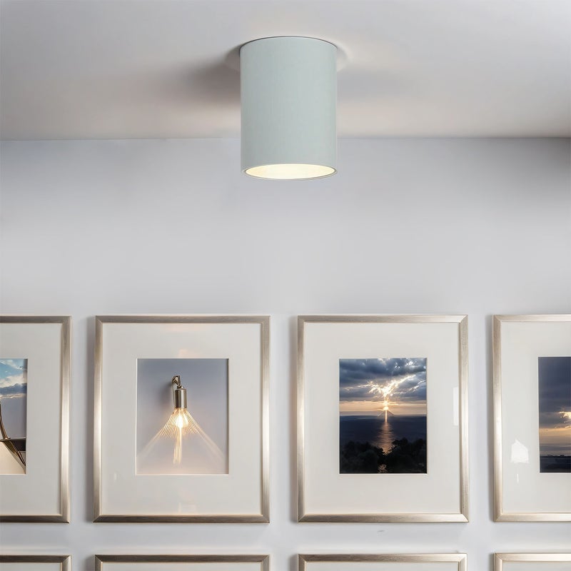 Reflektor sufitowy spot natynkowy Eye okrągły biało-srebrny 1xGU10x10W wym: 9 x 9 cm metal Nowodvorski Lighting