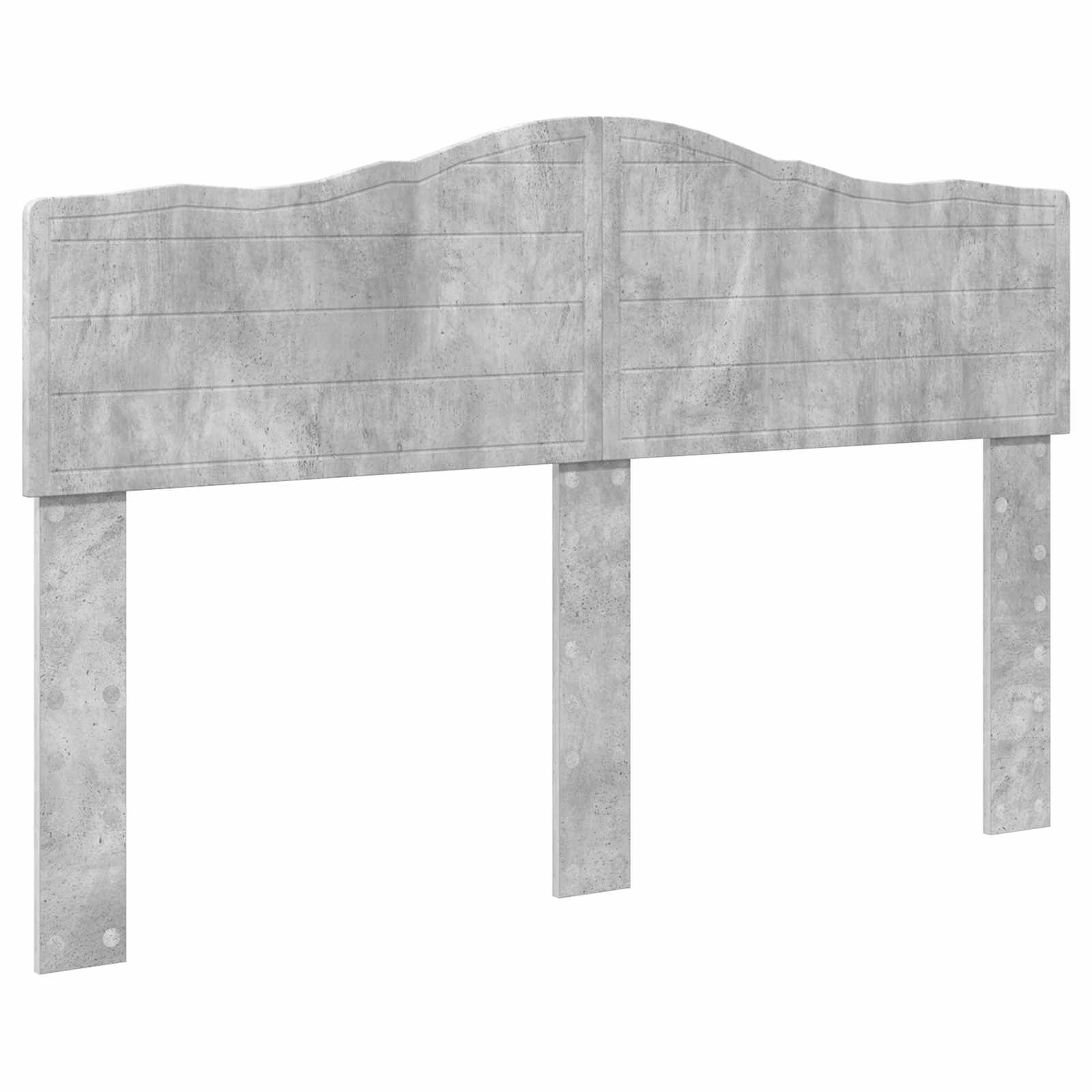 Cadre de lit béton 140 x 200 cm en bois de pin massif - 6