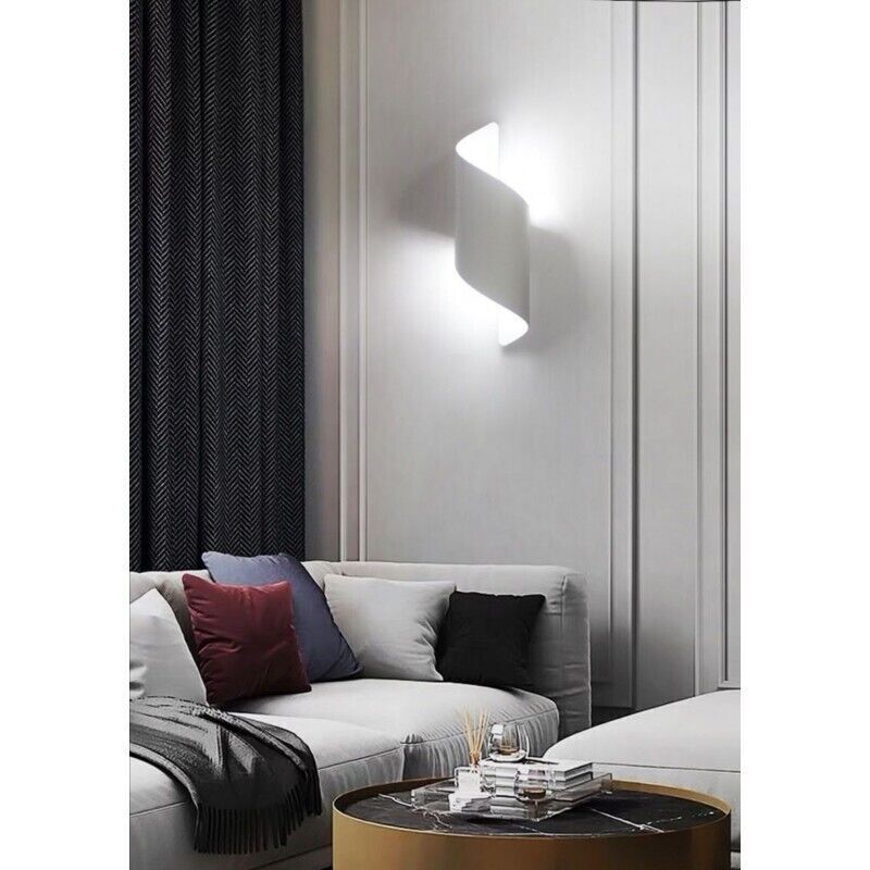 Applique murale moderne à double faisceau LED G9, lampe murale pour chambre à coucher, salon, entrée, 230 V, couleur blanche - 5
