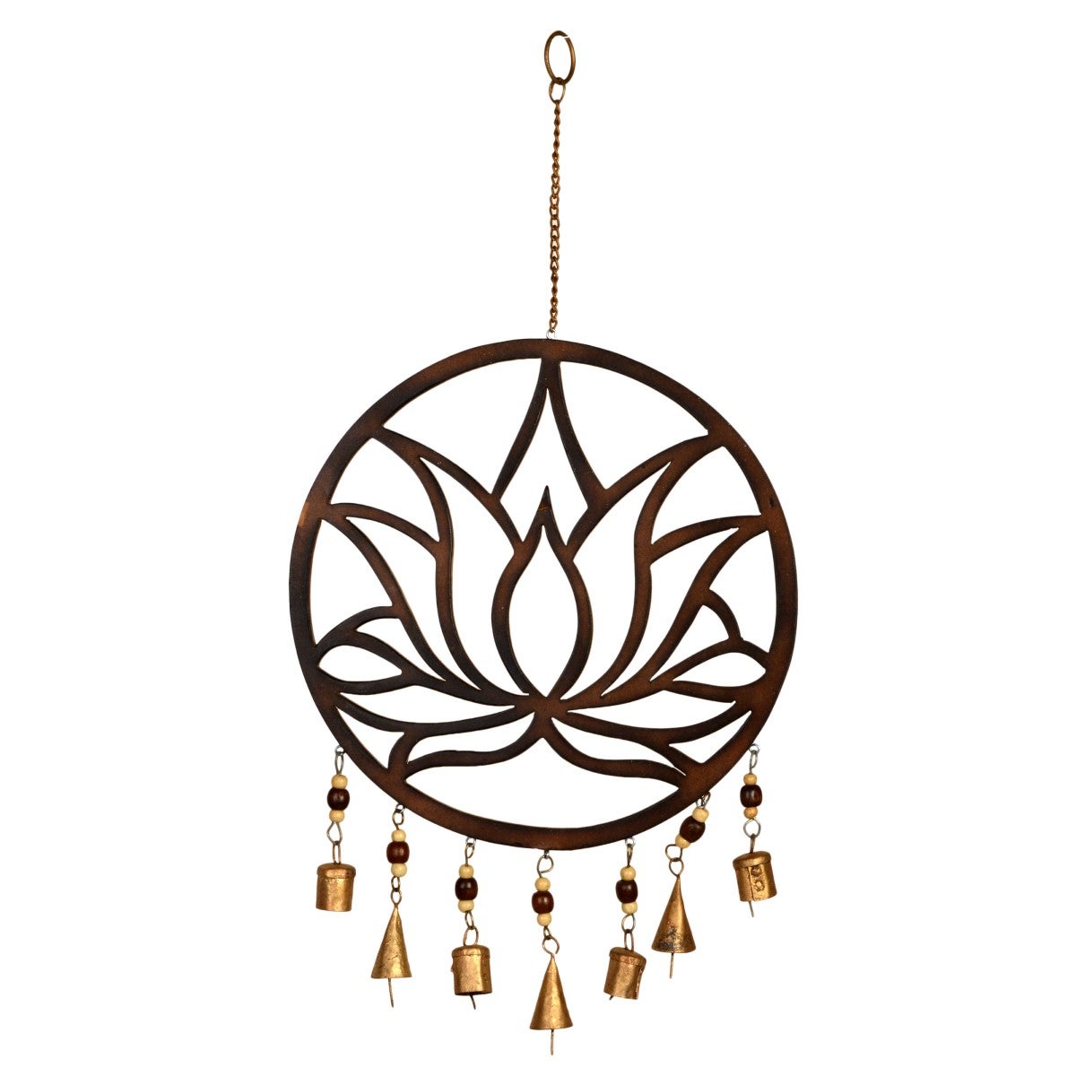 Déco Murale Fleur De Vie En Métal – 60 Cm De Diamètre, Design Ajouré Et Style Feng Shui