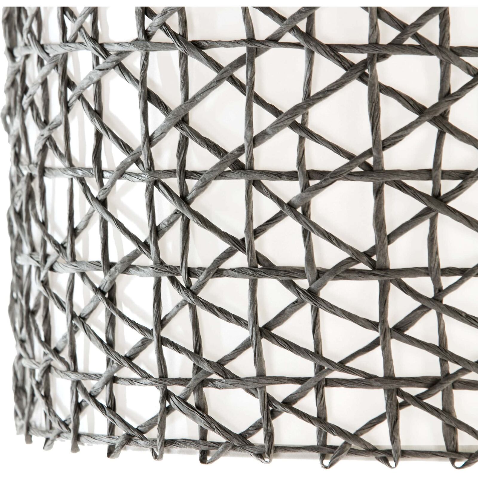 Abat-jour flumeri 40 x 40 x 22 cm Gris - 2