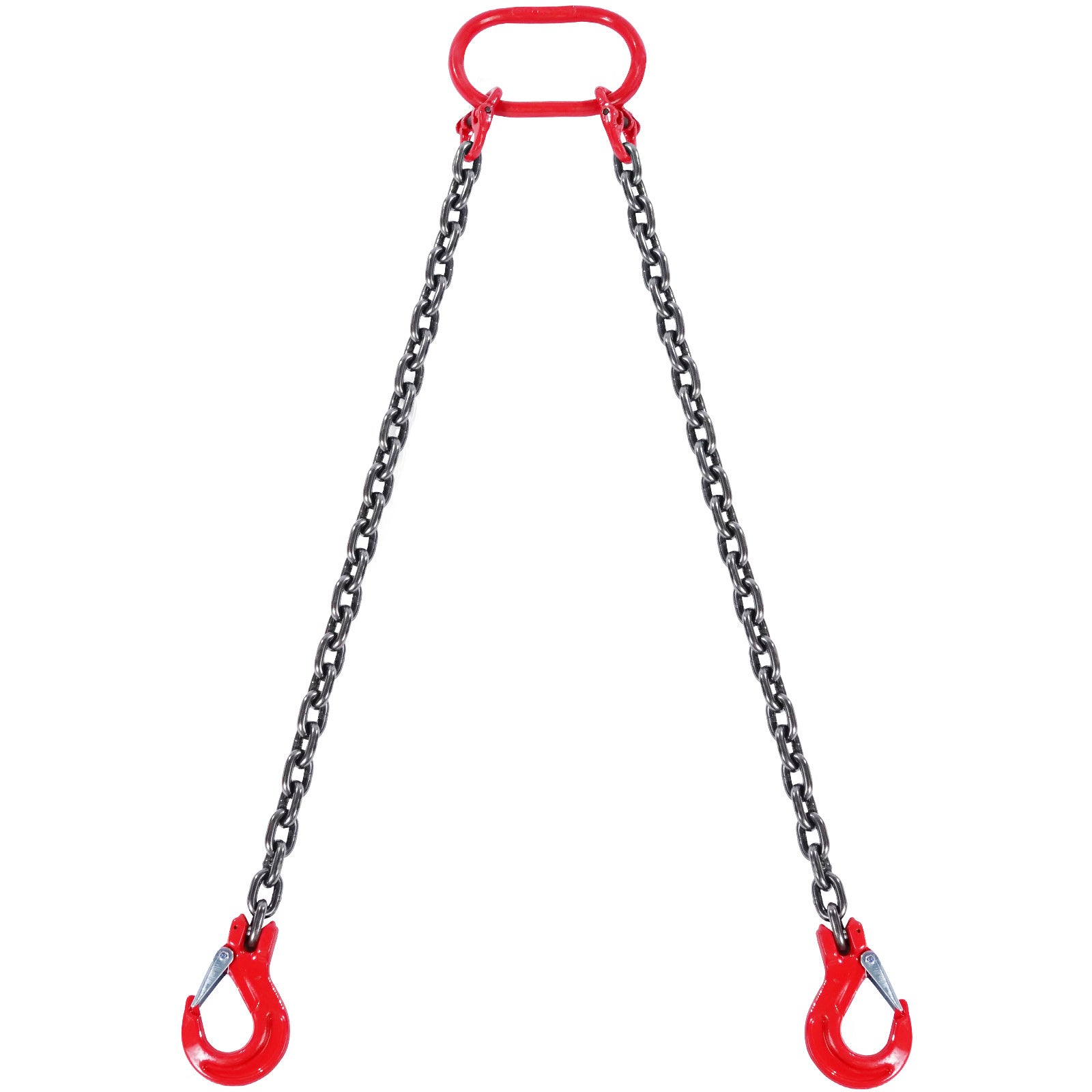 1,5mx8mm zawiesie łańcuchowe łańcuch do zawiesia łańcuch dźwigowy 2-nitkowy łańcuch leśny 2993kg VEVOR