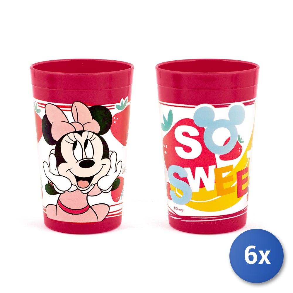 Set Minnie Cosmo Lulabi 3 Pezzi Per Bambini - Piatti E Bicchiere In Polipropilene Rosa Decorato - Foto 11