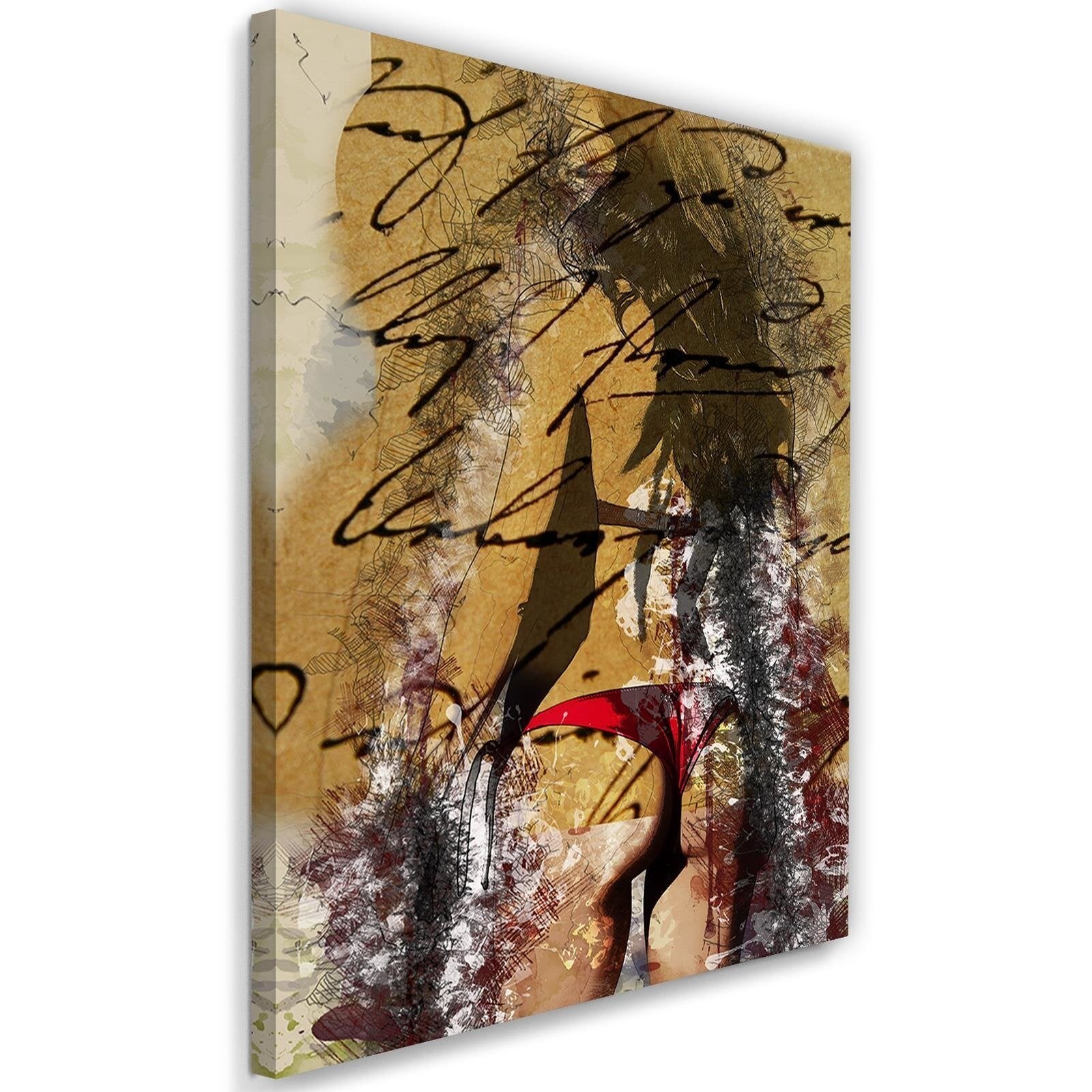 Obraz, Kobieta w bikini vintage 40x60