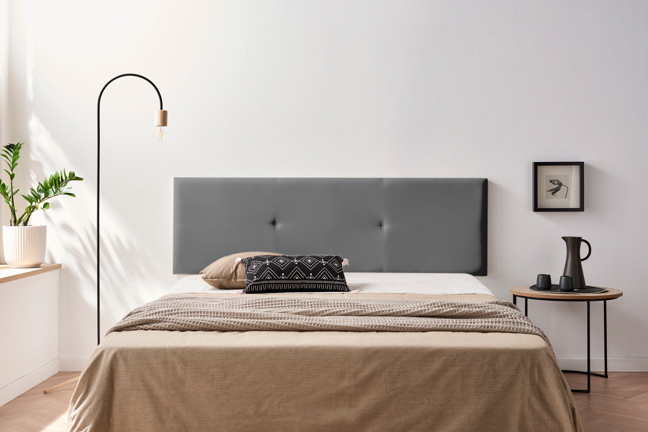 Testiera Imbottita ALMA Similpelle 90x50x5 cm - Moonia - 3