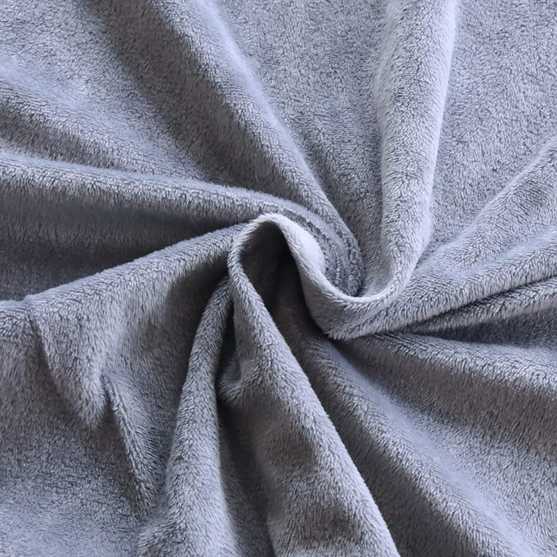 Coussin de grossesse déhoussable en velours BANANAIR 140x80 cm gris - 7