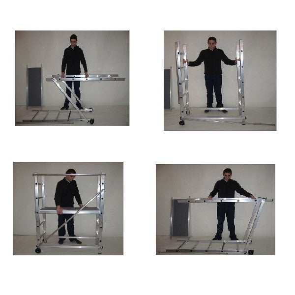 Echafaudage pour hauteur de travail 3 m PARTNER Centaure - 2