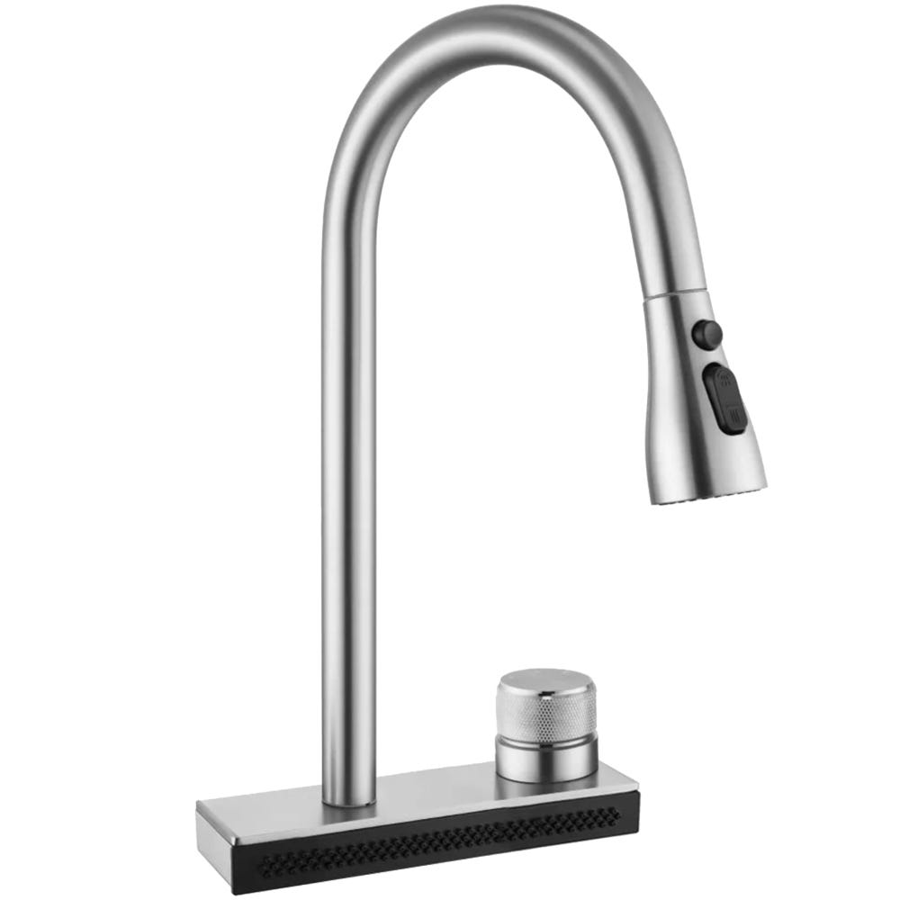 KRAUS Torak KPF-2840SFBBMB Robinet de cuisine rabattable en laiton KRAUS Torak KPF-2840SFBBMB Robinet de cuisine rabattable en laiton