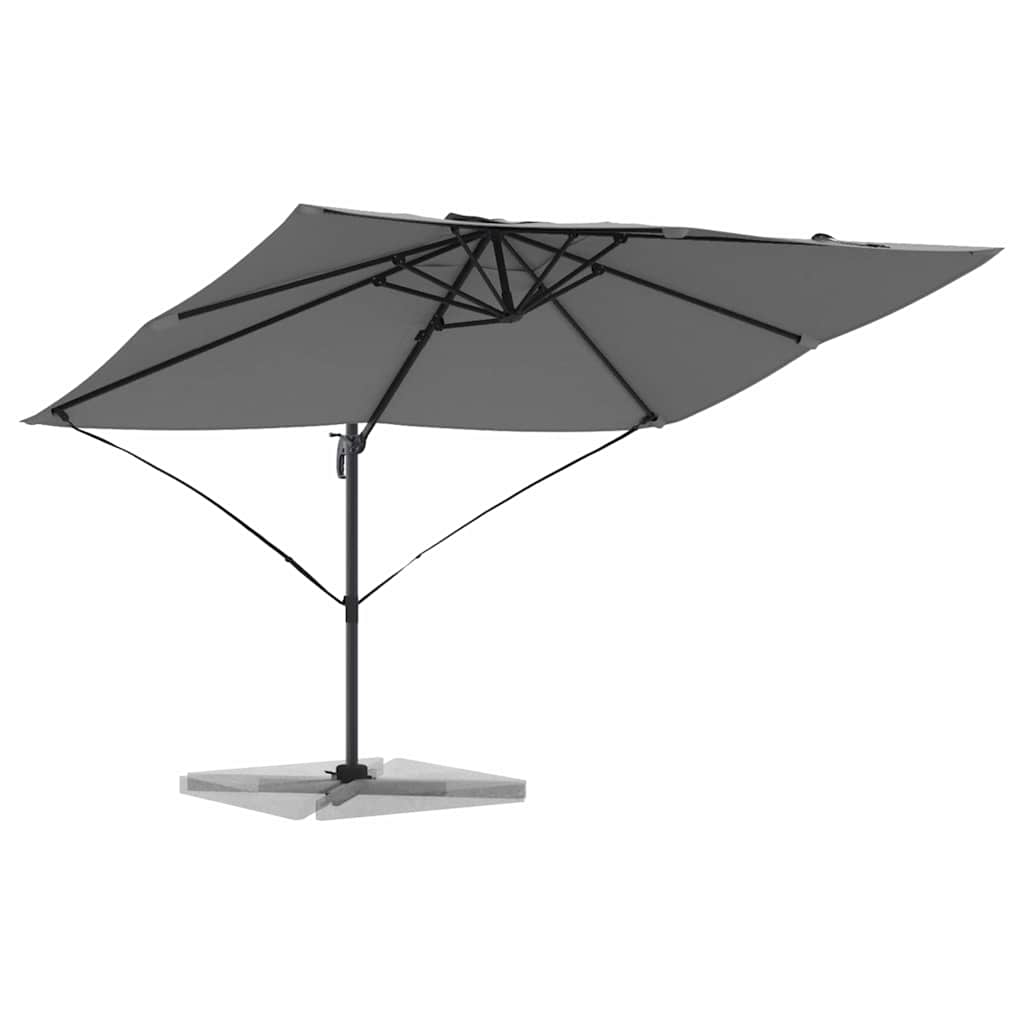 vidaXL Parasol Anthracite 351 x 250 x 260 cm Polyester et Aluminium - 3