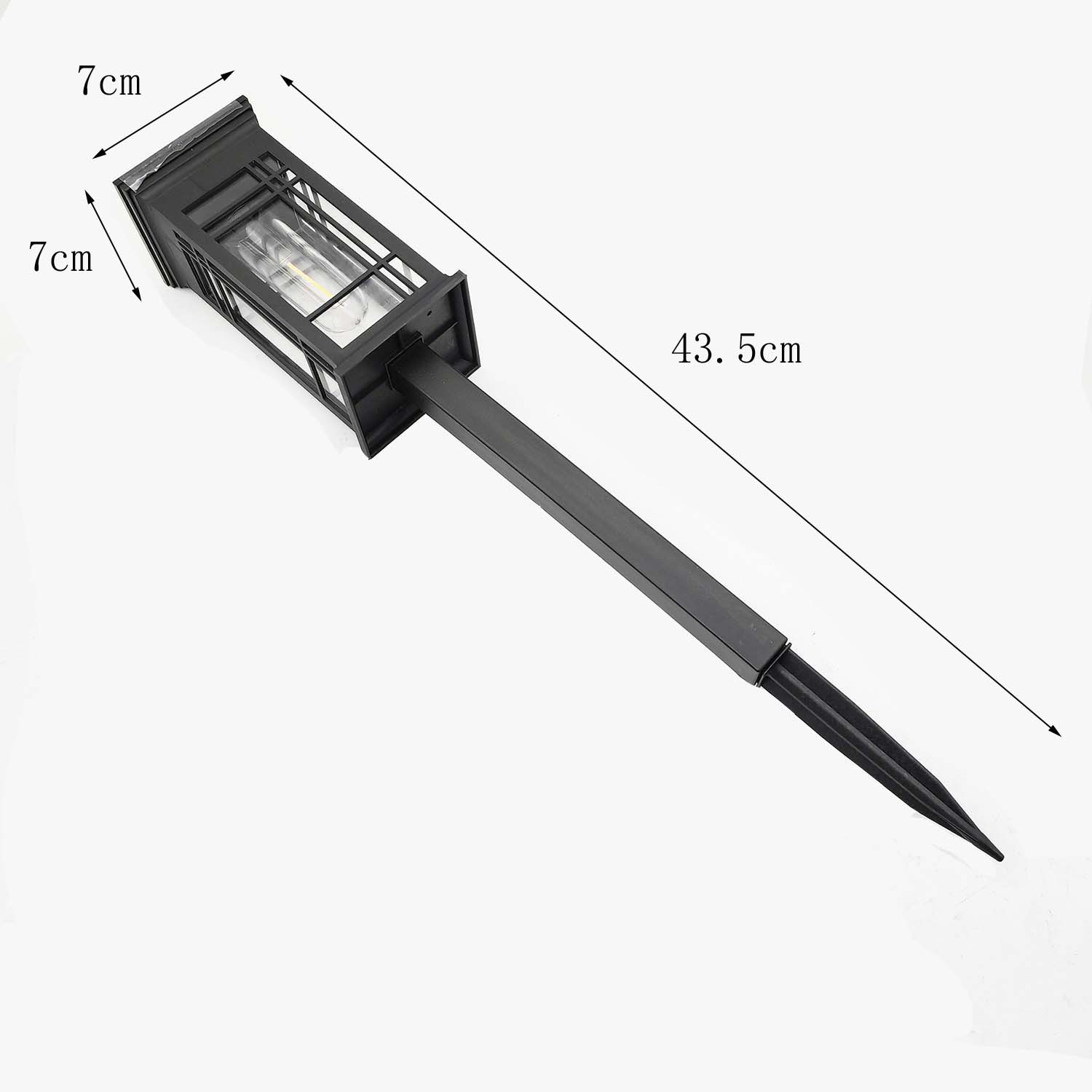 Set di lampade solari da esterno per giardino, 12 LED in acciaio inossidabile, impermeabili, per vialetto del prato (luce calda) | Leroy Merlin