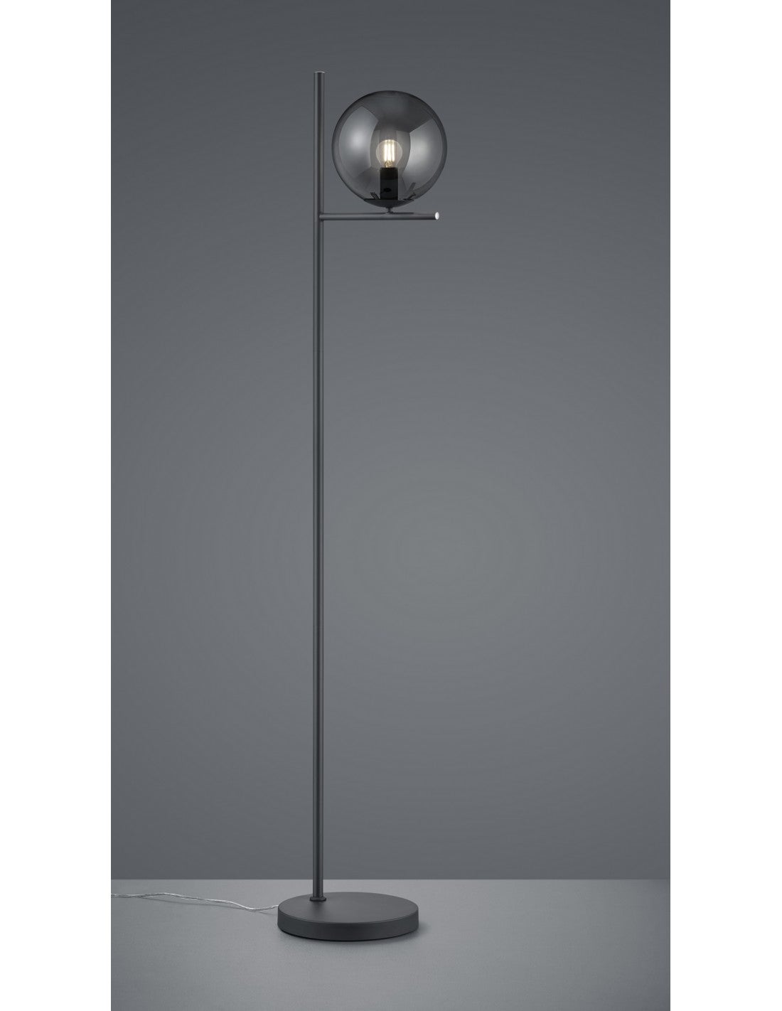 Lampadaire Design Artemide YANG - Sphère Transparente - 3 Lumières Tactile