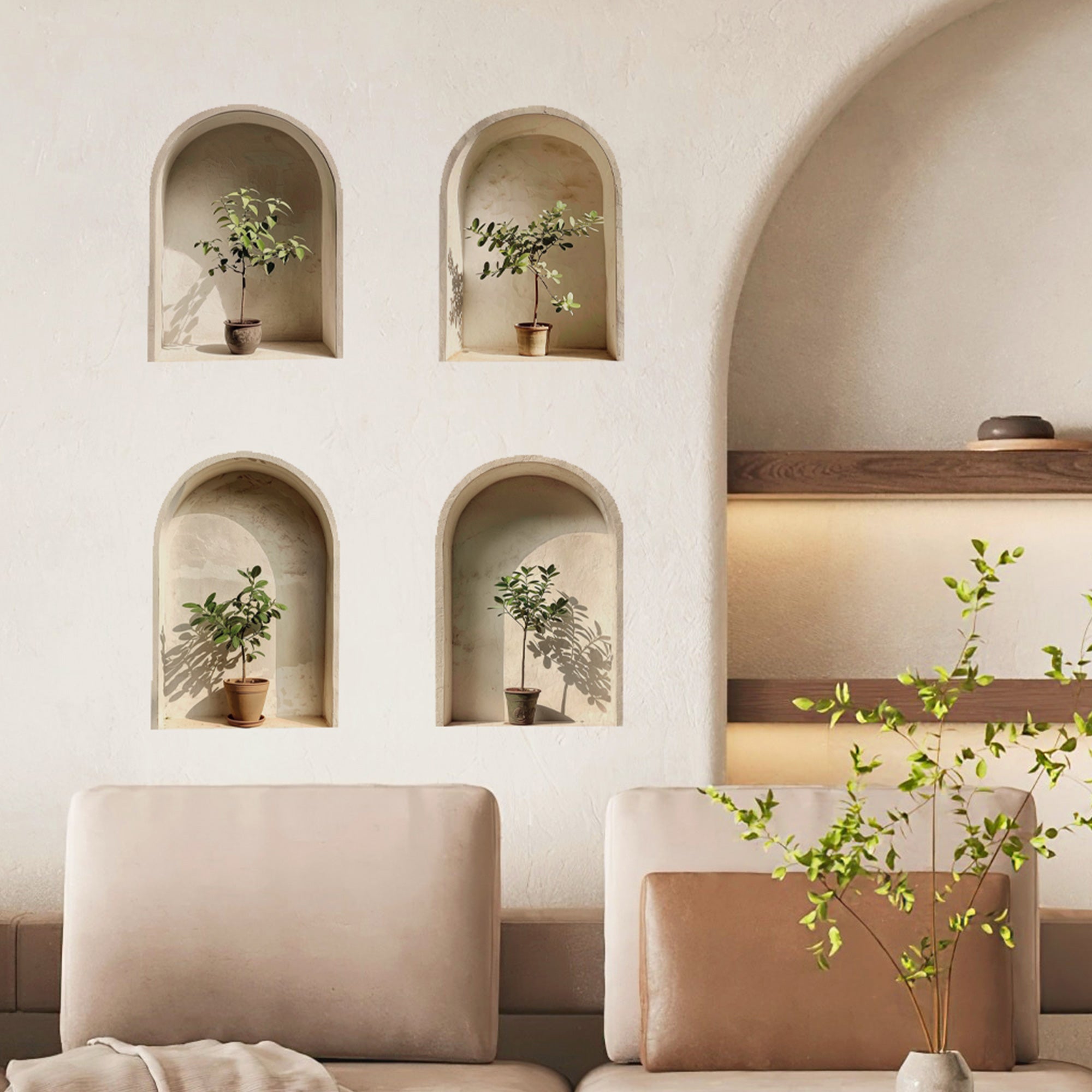 Sticker Mural Déco Intérieure, Photo Branches De Lilas Et Violettes, 68 Cm X 48 Cm, Décorez Votre Maison Avec Ce Grand Format. PLAGE